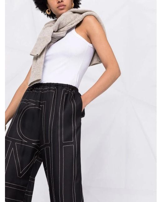 Totême  Natural Monogrammhose