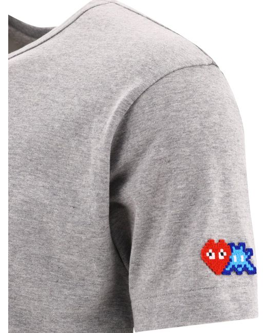 Comme des Garçons x Invader T Shirt COMME DES GARÇONS PLAY de hombre de color Gray