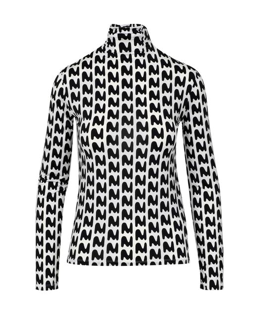Long Sleeve Tops di MSGM in Black