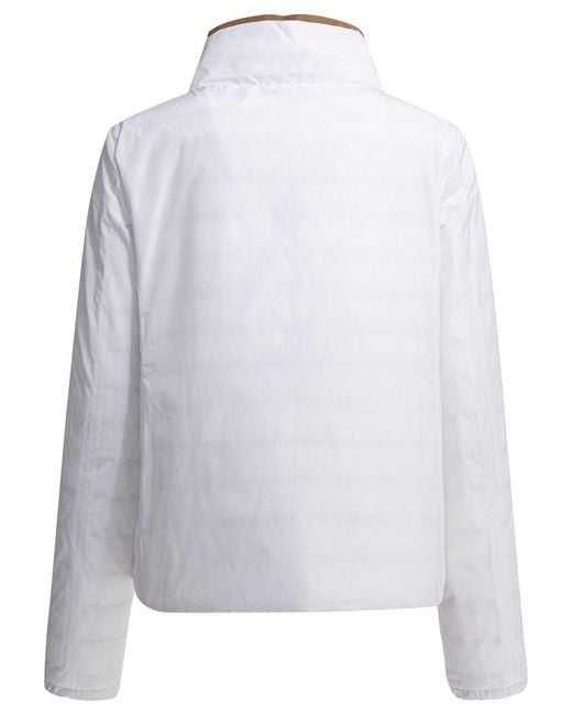 Herno Omkeerbaar Kort Donsjack in het White