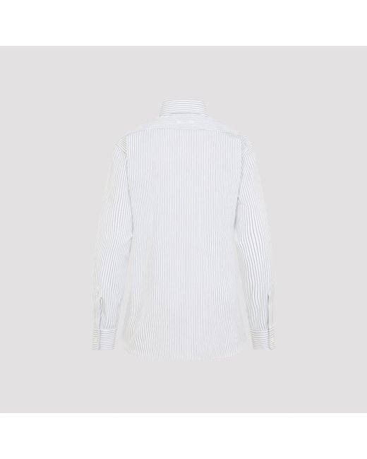 Moschino White Striped Shirt