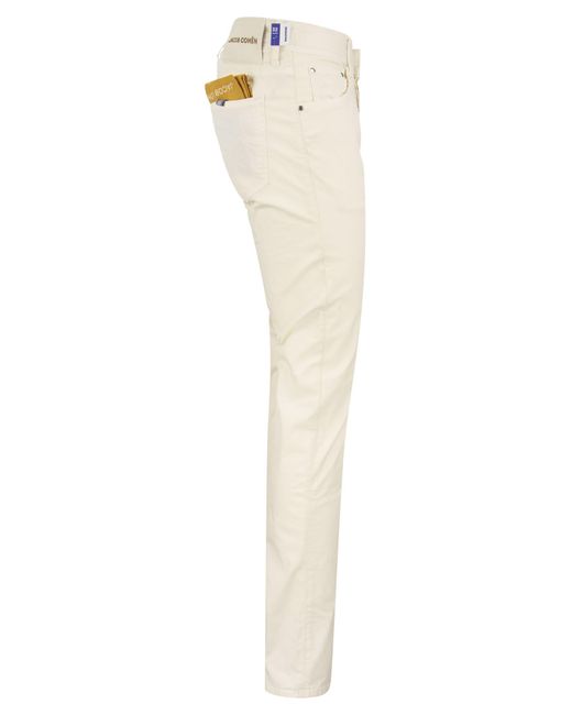 Pantaloni cinque jeans tascabili di Jacob Cohen in Natural