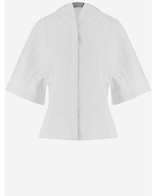 Jacquemus White Shirt Moisson Cotton