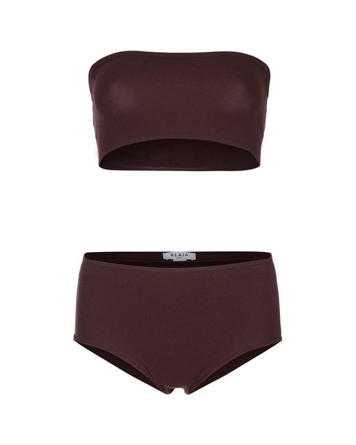 Alaïa Brown Set Second Skin