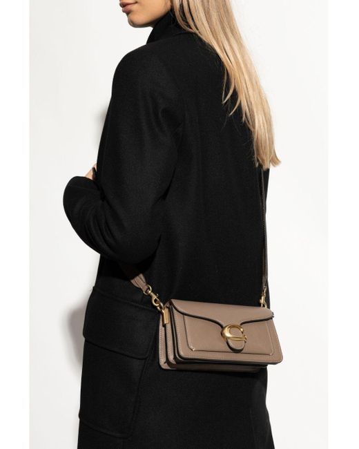 COACH Gray Tabby 20 Leder Crossbody Tasche