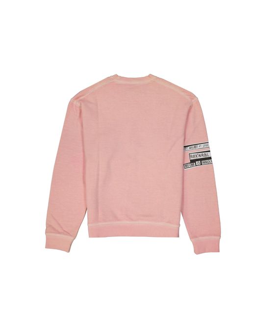 DSquared² Baumwolldruckgedruckter Sweatshirt in Pink für Herren