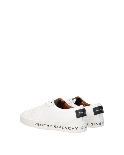 Givenchy White Sneakers Frauen Leder weiß/weiß optisch