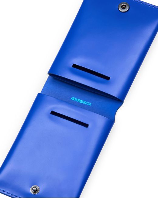Billeteras de Adererror de hombre de color Blue