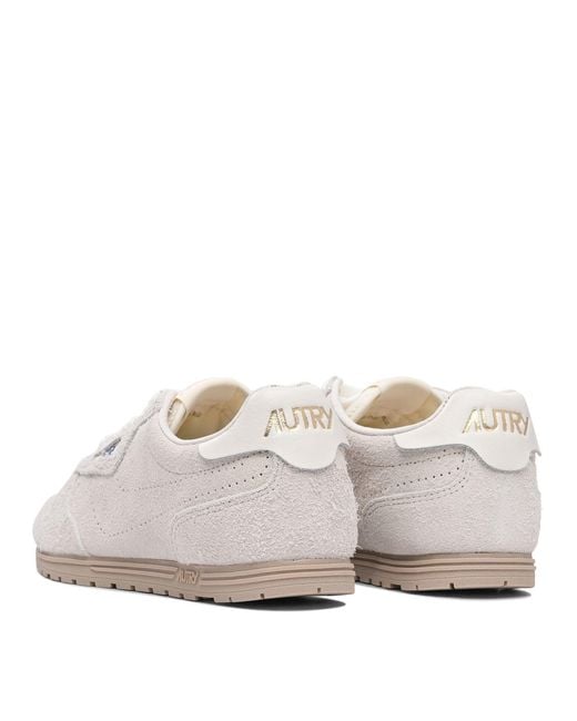 Autry White Sneakers & Slip-On