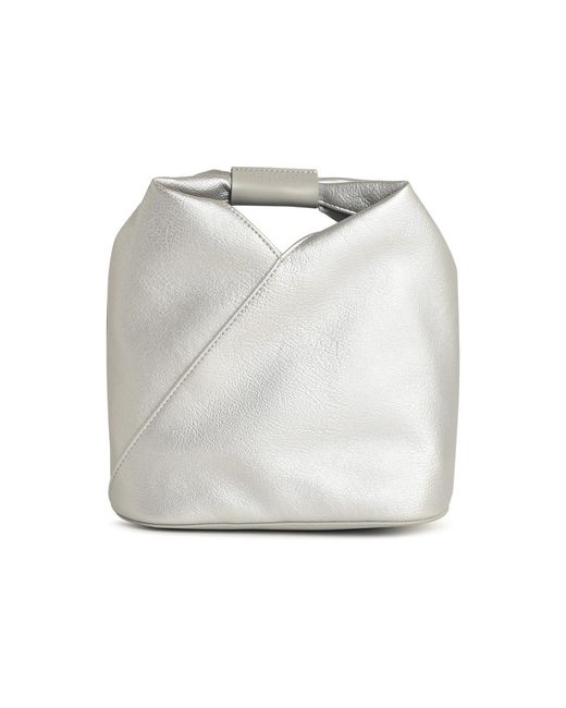 MM6 by Maison Margiela White 'Japanese Crossbody' Lear Bag