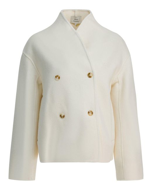 Loulou de Saison White Jackets & Coats Jackets And Coats