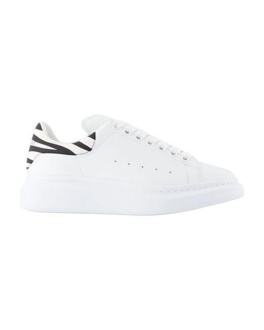Baskets surdimensionnées Leather blanc Alexander McQueen pour homme en coloris White
