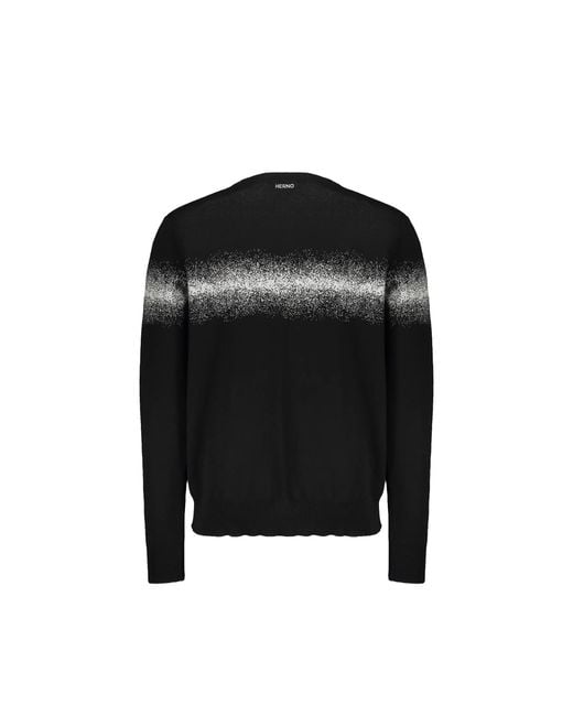 Herno Black Cotton Blend Pullover