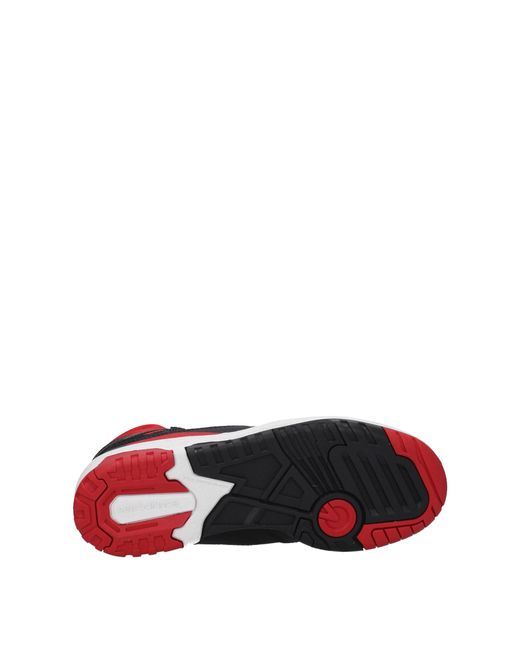 New Balance Nieuwe Balans Sneakers 650 Men Leather Black/red voor heren