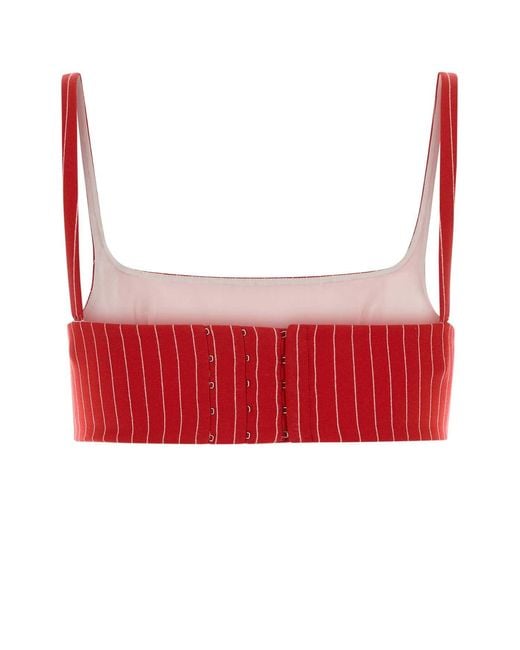 Orian Red Top The Bralette