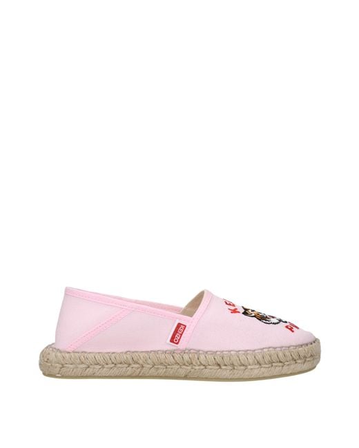 KENZO Pink Fabric Espadrille