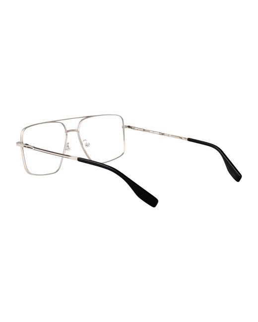 Karl Lagerfeld Black Aviator Optical Kl357 41 for men
