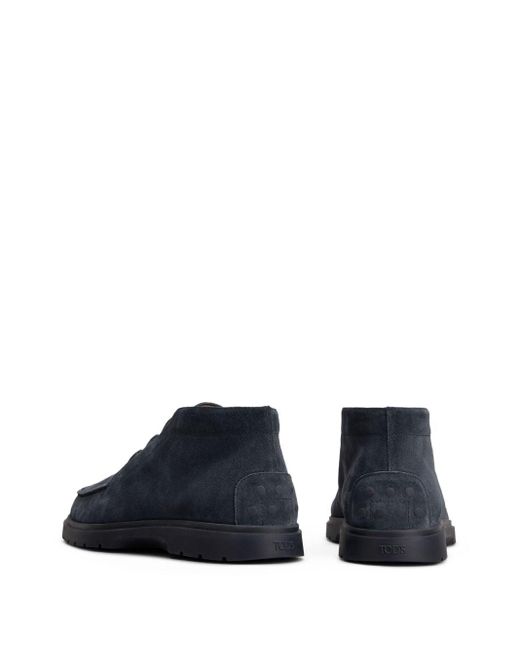 Tod's Desert-Boots Aus Wildleder in Blue für Herren