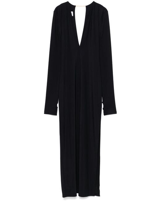 MM6 by Maison Margiela Black Maxi Dress Clothing