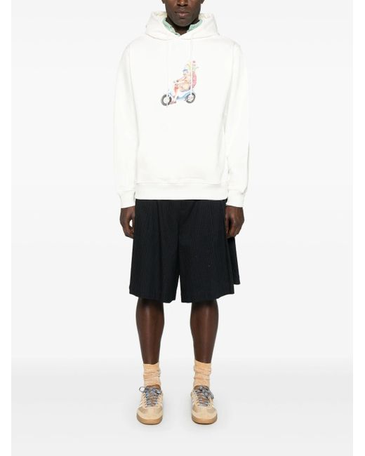 Drole de Monsieur White Le Hoodie Golfeur for men