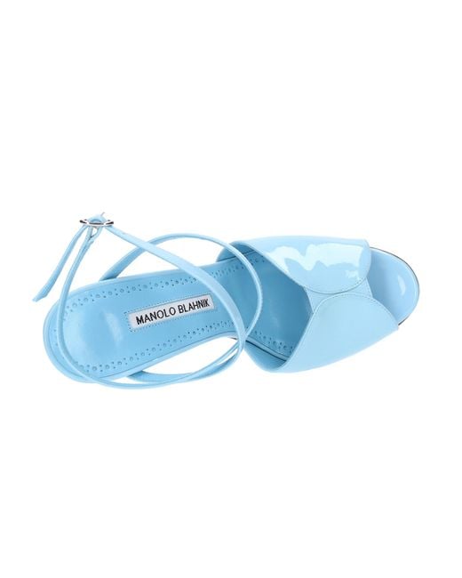 Manolo Blahnik Blue Hourani 105 Sandalen