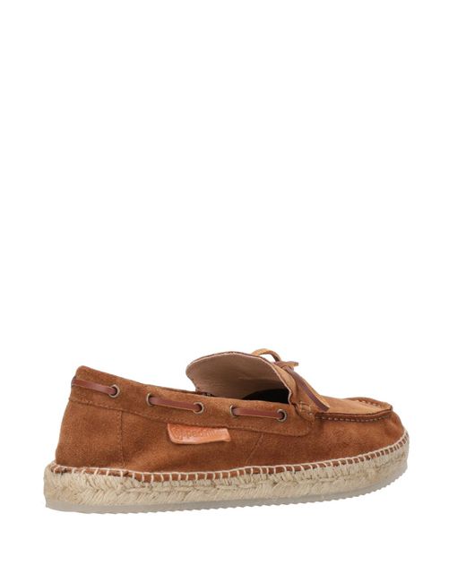 Sandales Daim Espadrilles en coloris Brown