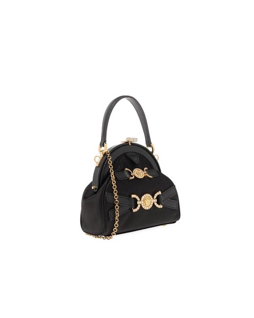 Versace Black Satin Mini Bag