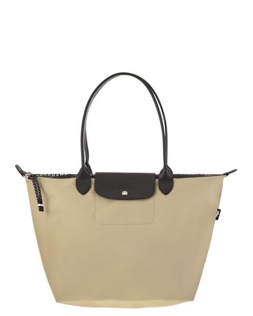 Longchamp White Le Pliage Energy L