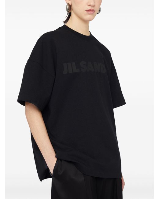 Jil Sander Black Relaxed-Fit Cotton T-Shirt