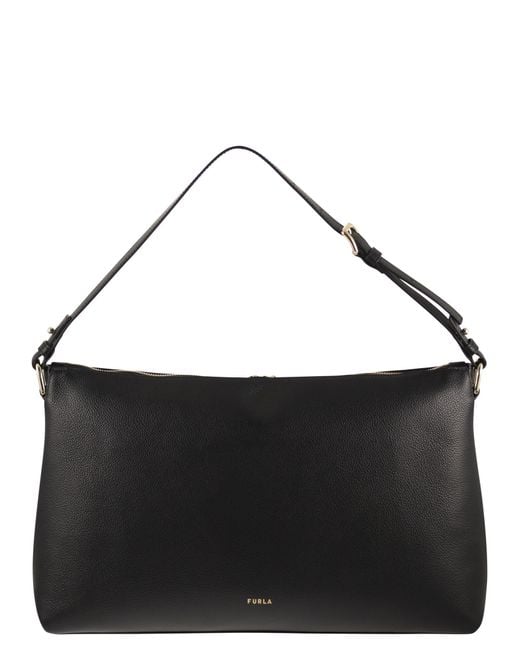 Furla Black Debby Shoulder Bag M
