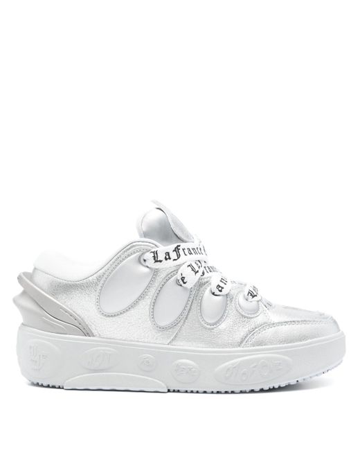 PUMA White La Francé Chrome Shoes for men