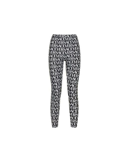 Versace Black Logo Leggings
