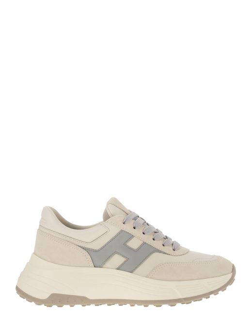 Hogan White Hi-Fi Trainers With Side H Sneaker