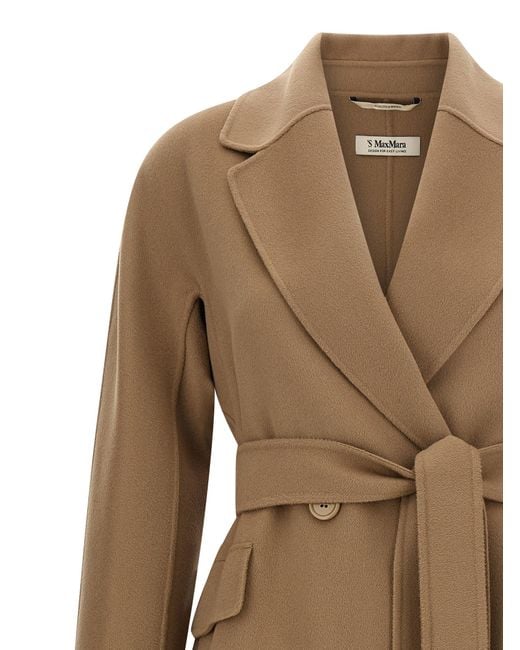 Max Mara Natural 'Enzo' Coat
