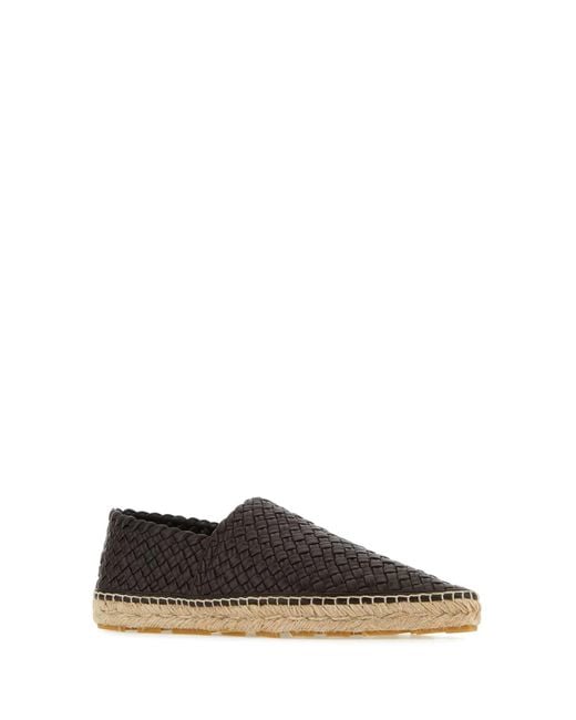 Bottega Veneta Multicolor Dark Leather Espadrilles