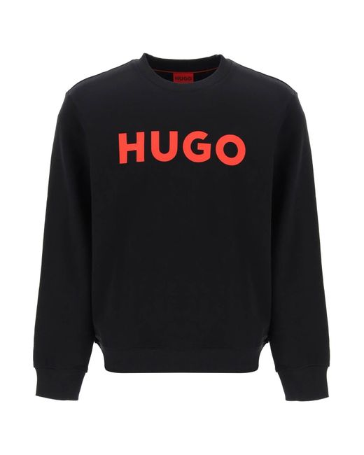 HUGO Dem Logo Sweatshirt in Black für Herren