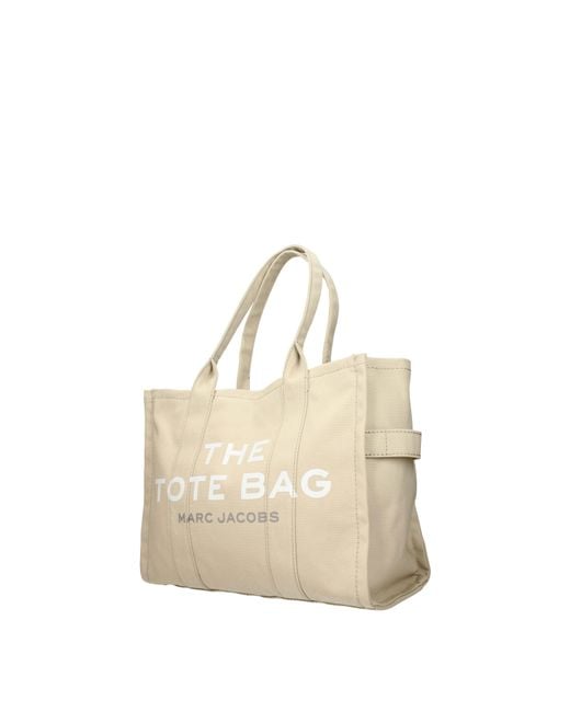 Marc Jacobs Natural Borse A Spalla Tote Donna Tessuto/Sabbia Chiaro