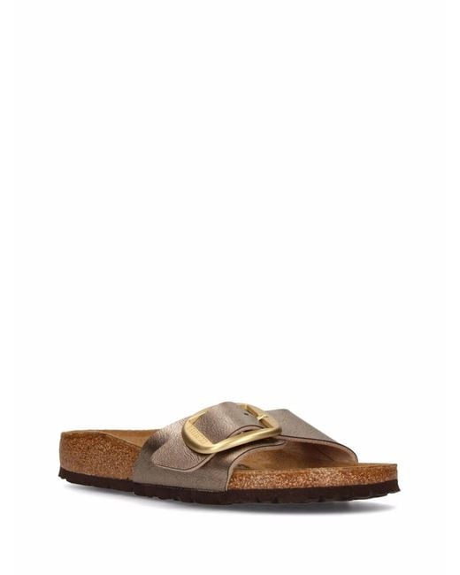 Birkenstock Brown Madrid Big Buckle Graceful Taupe, Birko Flor