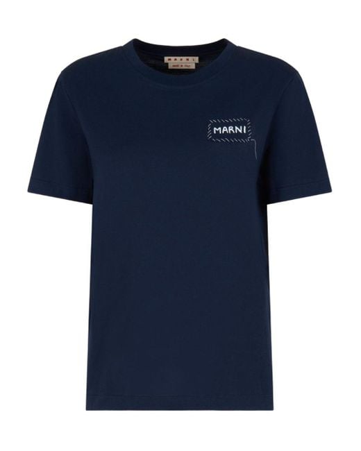 Marni T Shirts En Polos Blauw in het Blue