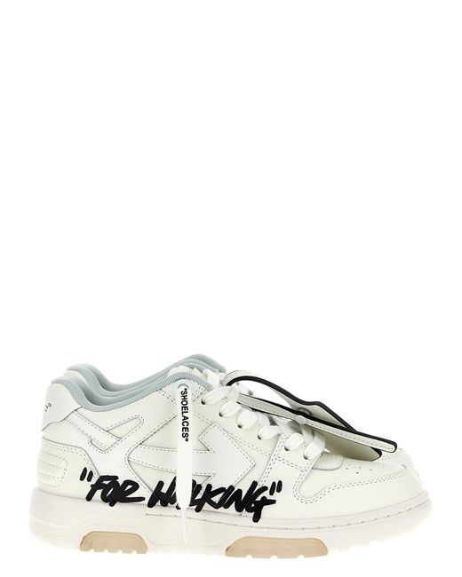 Off-White c/o Virgil Abloh White Aus weißem 'Out Out Off Office' Sneakers