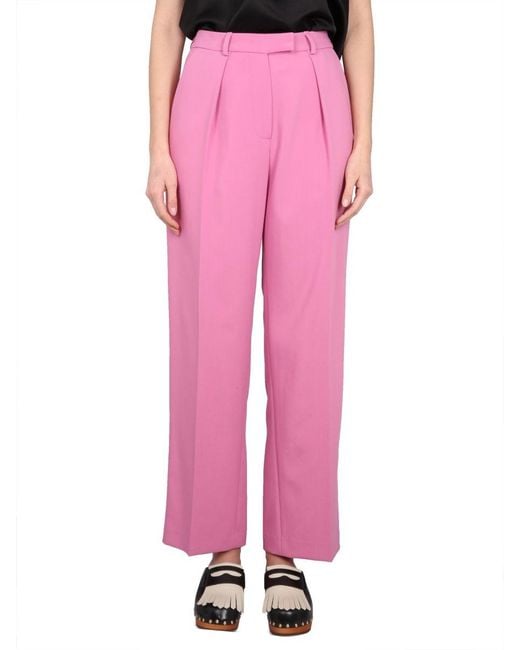 Alysi Pink Straight Leg Pants
