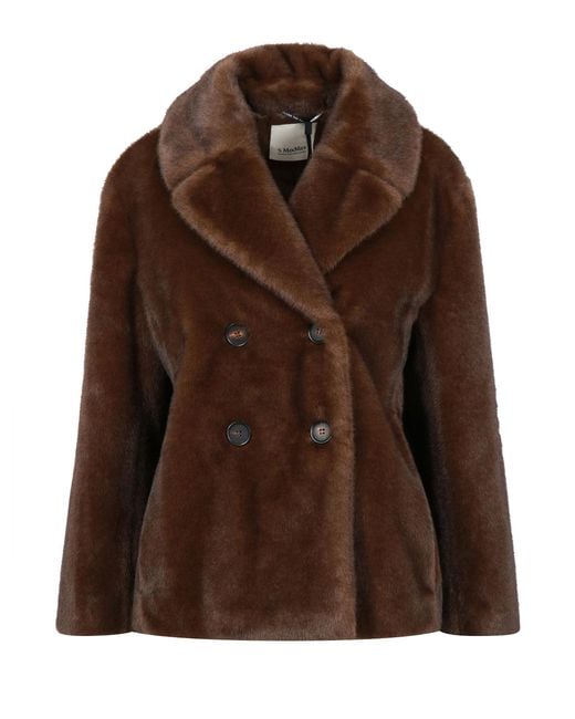 Max Mara Brown Mäntel Braun