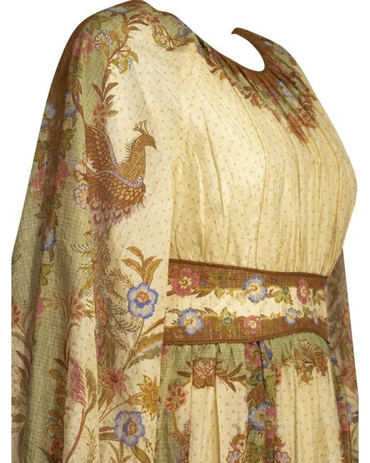 Zimmermann Natural "Indra" Long Dress