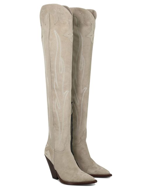 Bottes de "Melrose" Sonora Boots en coloris White