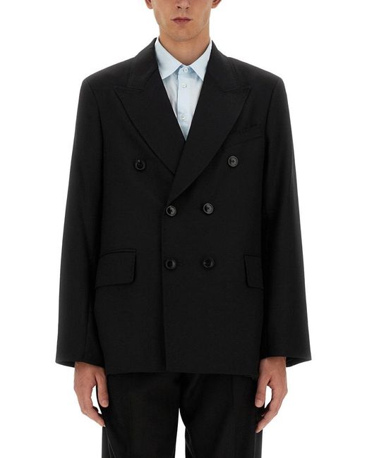Our Legacy Black Double-Breasted Blazer