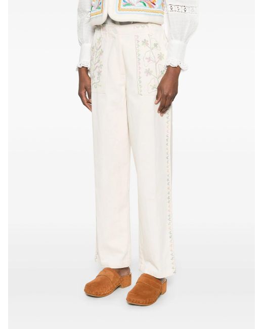 Antik Batik White Alex Pant Clothing