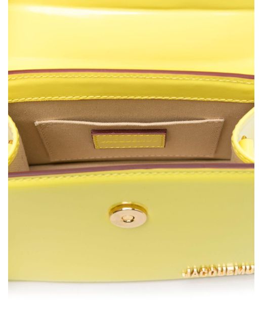 Jacquemus Yellow Le Chiquito Moyen Boucle Leather Handbag