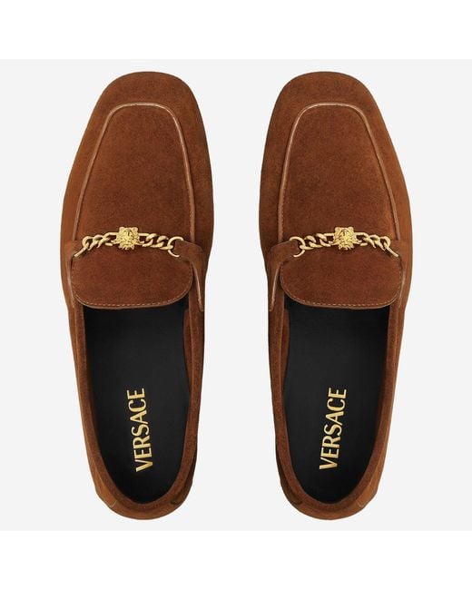 Versace Brown Loafers