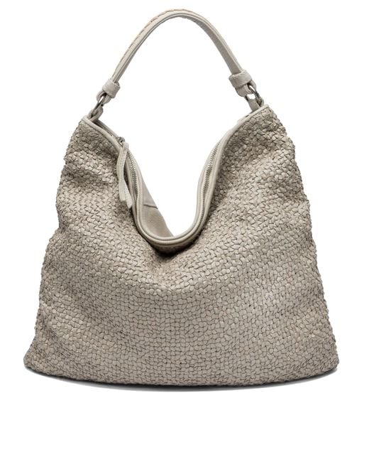 Reptile's House Gray Shoulder Bags