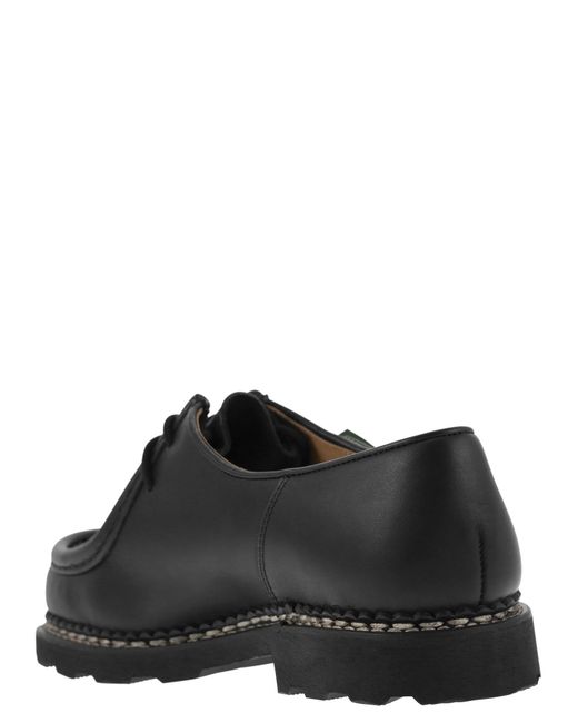 Paraboot Black Michael Leder Derby
